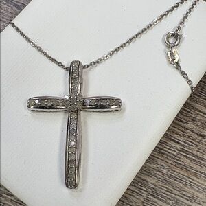 Sterling Silver Cross Necklace 925 Fine Jewelry Timeless Faith Pendant
